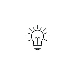 idea icon, isolated idea sign icon, vector illustration