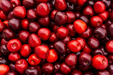 cherry Fruit Background, cherry Texture Pattern