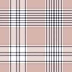 Plaid pattern large herringbone in grey, pink, white. Seamless light tartan check graphic for blanket, poncho, throw, duvet cover, other modern spring summer autumn winter fashion textile print.