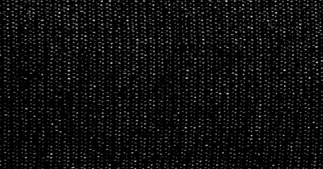 Vector fabric texture. Distressed texture of weaving fabric. Grunge background. Abstract halftone vector illustration. Overlay to create interesting effect and depth. Black isolated on white. EPS10.