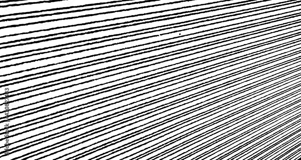 Poster Slim lines texture. Parallel and intersecting lines abstract pattern. Abstract textured effect. Black isolated on white background.Vector illustration. EPS10.