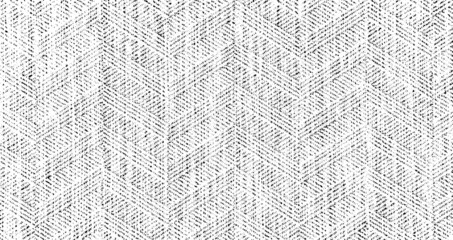 Vector fabric texture. Distressed texture of weaving fabric. Grunge background. Abstract halftone vector illustration. Overlay to create interesting effect and depth. Black isolated on white. EPS10.
