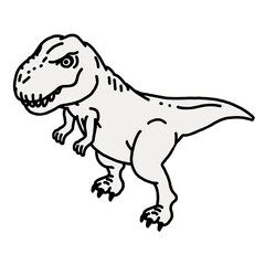 Obraz na płótnie Canvas 恐竜のティラノサウルス