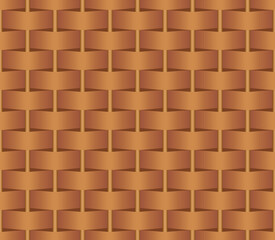 brown wicker basket texture. seamless pattern