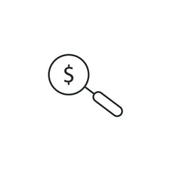 Financial icon, isolated Financial sign icon, vector illustration