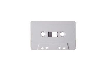 Cassette tape isolated on white background.