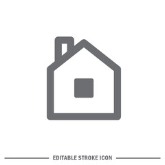 House vector icon. Home pictogram.