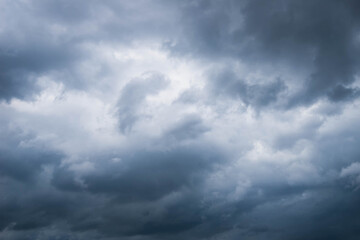 Storm clouds in the sky.