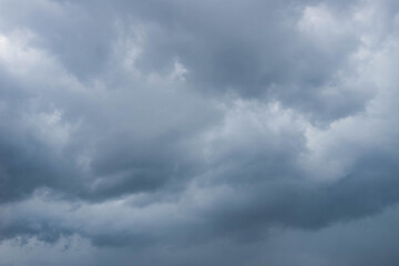 Storm clouds in the sky.