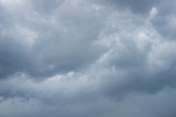 Storm clouds in the sky.