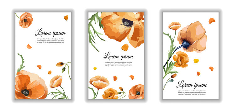 Creative illustration,poster or banner of remembrance day with poppy flowers background.