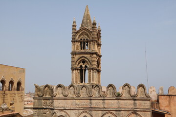 Old architecture in Palermo, Sicily Italy