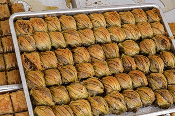 Burma baklava, turkish dessert sweet