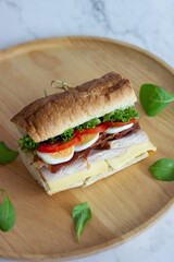 Cafe - Variety of sandwiches