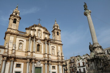 Church San Domenico in Palermo, Sicily Italy