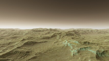 science fiction illustration, beautiful space background, a computer-generated surface, a fantasy world 3d render