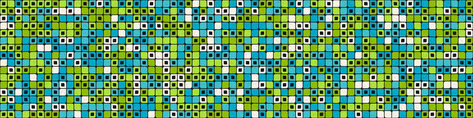 Abstract Geometric Pattern generative computational art illustration