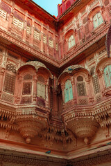 Obraz premium Beautiful a Structures Monuments Gardens with Flowers in Rajasthan