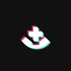 Obraz premium Emergency Number - 3D Effect