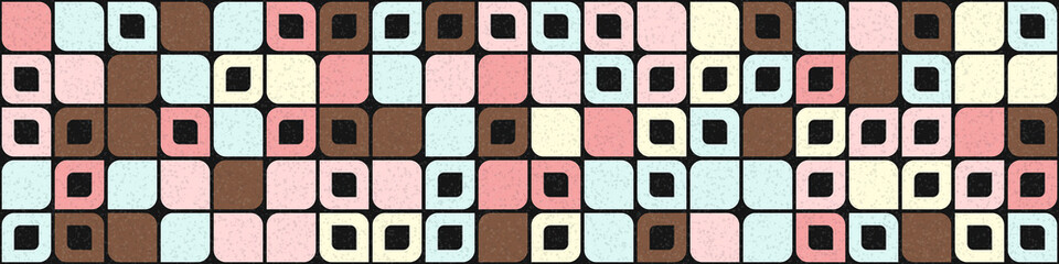 Abstract Geometric Pattern generative computational art illustration