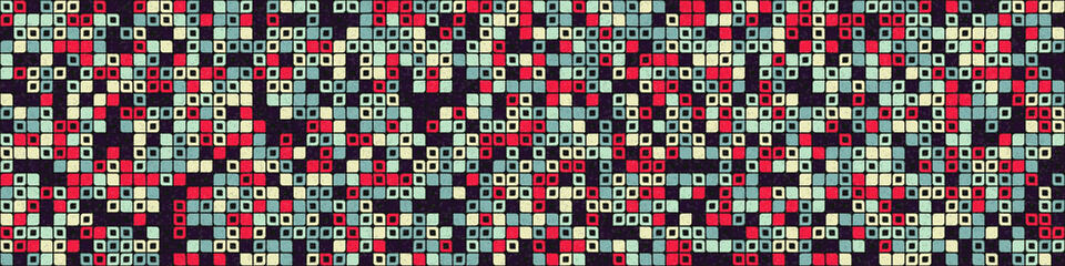 Abstract Geometric Pattern generative computational art illustration