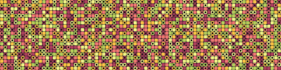 Abstract Geometric Pattern generative computational art illustration