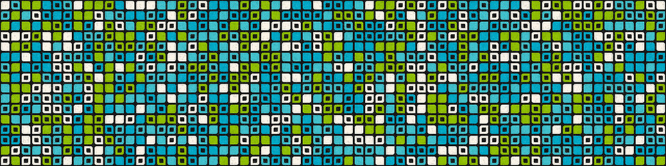 Abstract Geometric Pattern generative computational art illustration