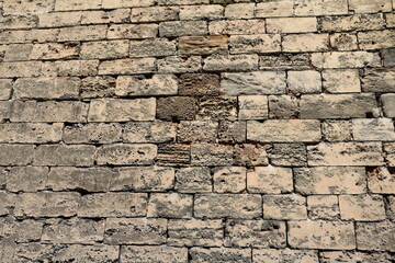 Old wall in Palermo, Sicily Italy