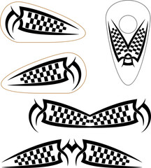 Tribal Bike Decal
