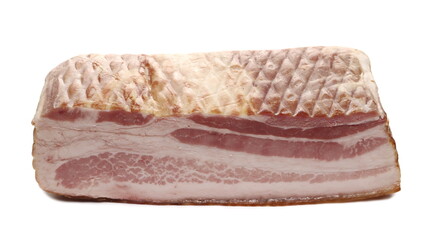 Bacon isolated on white background 