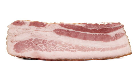 Bacon isolated on white background 