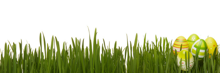 Easter extra wide panorama banner background.