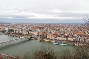Fototapeta premium Ciudad de Budapest en el pais de Hungria o Hungary