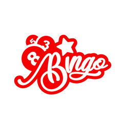 vector illustration of bingo	