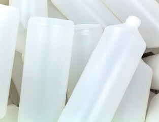 White Bottles macro photo