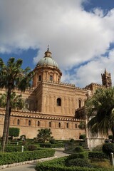 Fototapeta na wymiar Cathedral Maria Santissima Assunta in Palermo, Sicily Italy