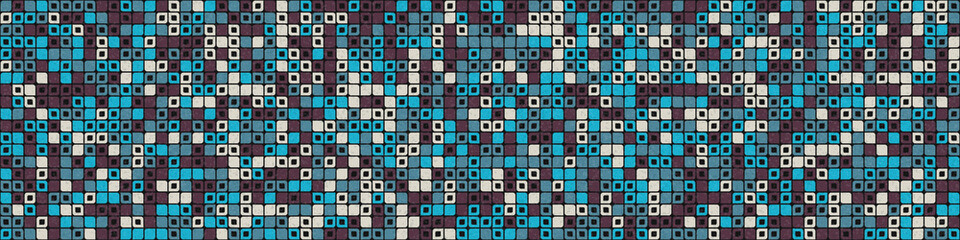 Abstract Geometric Pattern generative computational art illustration