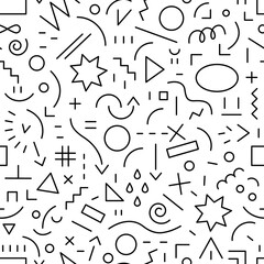 abstract seamless pattern with lines , design element