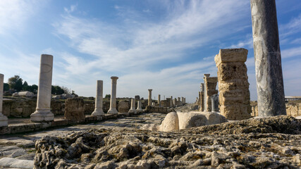 ruins of ancient roman forum Laodikeia laodikya
