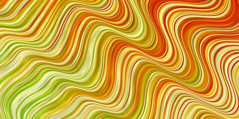 Obraz premium Light Red, Yellow vector backdrop with circular arc.