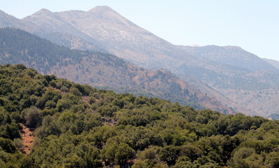 view of the mountains