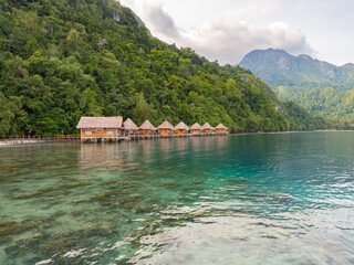Naklejka premium Ora Beach Resort, Indonesia