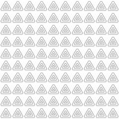 Triple Triangles Pattern. Vector Triple Triangle Seamless Pattern.