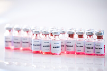 Sars cov 2 different vaccine bottles