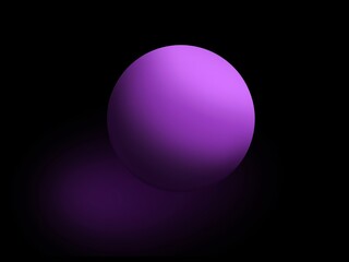 beautiful background balloon with shadow in shades of purple