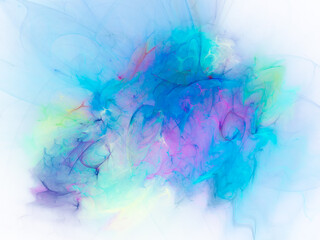 surreal futuristic digital 3d design art abstract background fractal illustration for meditation and decoration wallpaper