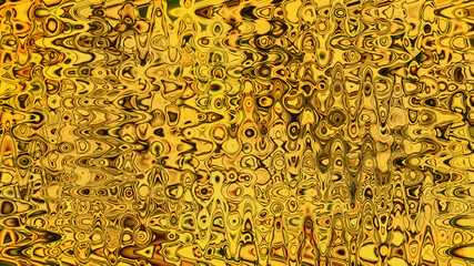 An abstract wavy gold colored background image.