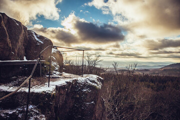 Ausblick Gerberstein am Rennsteig