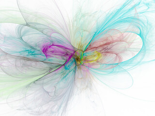 surreal futuristic digital 3d design art abstract background fractal illustration for meditation and decoration wallpaper