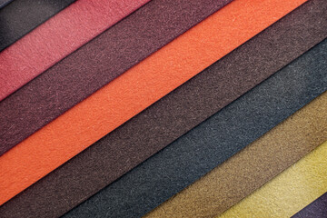 Fototapeta premium Multicolored paper background top view